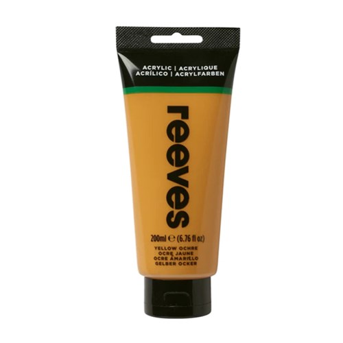 504985 - REEVES ACRYLIC ARTIST PAINT 75ml Yellow Ochre